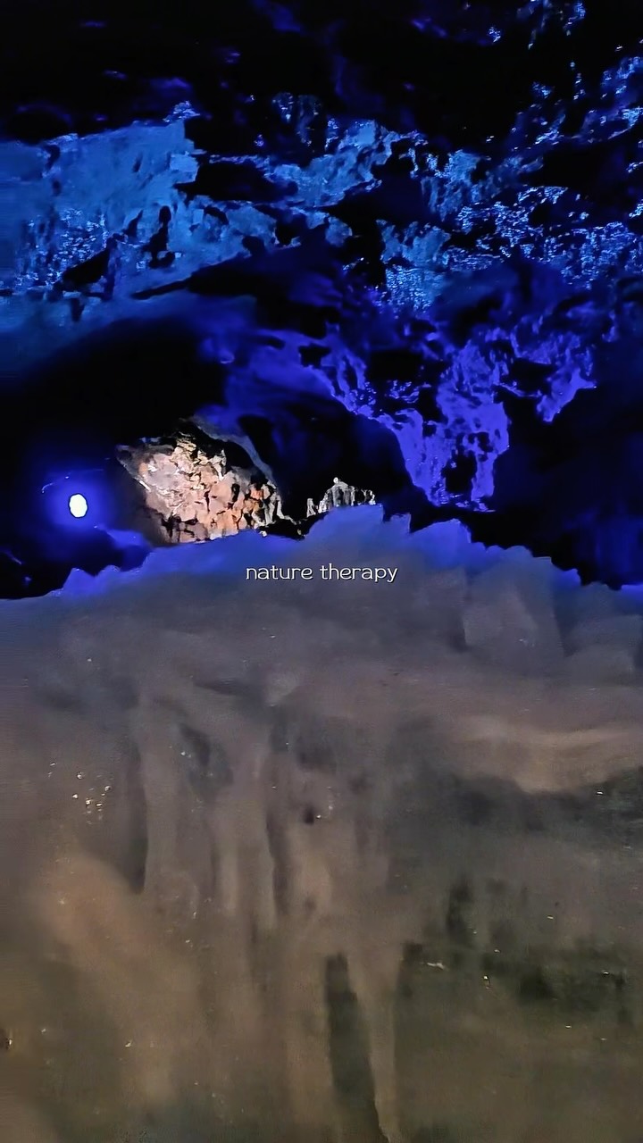Subterranean Ice Formations Beneath Mount Fuji
