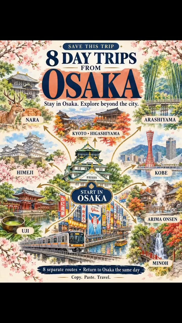 Kansai Region Day Trips From Osaka