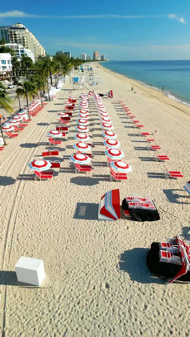 Fort Lauderdale Beach's Peaceful Sunday Morning