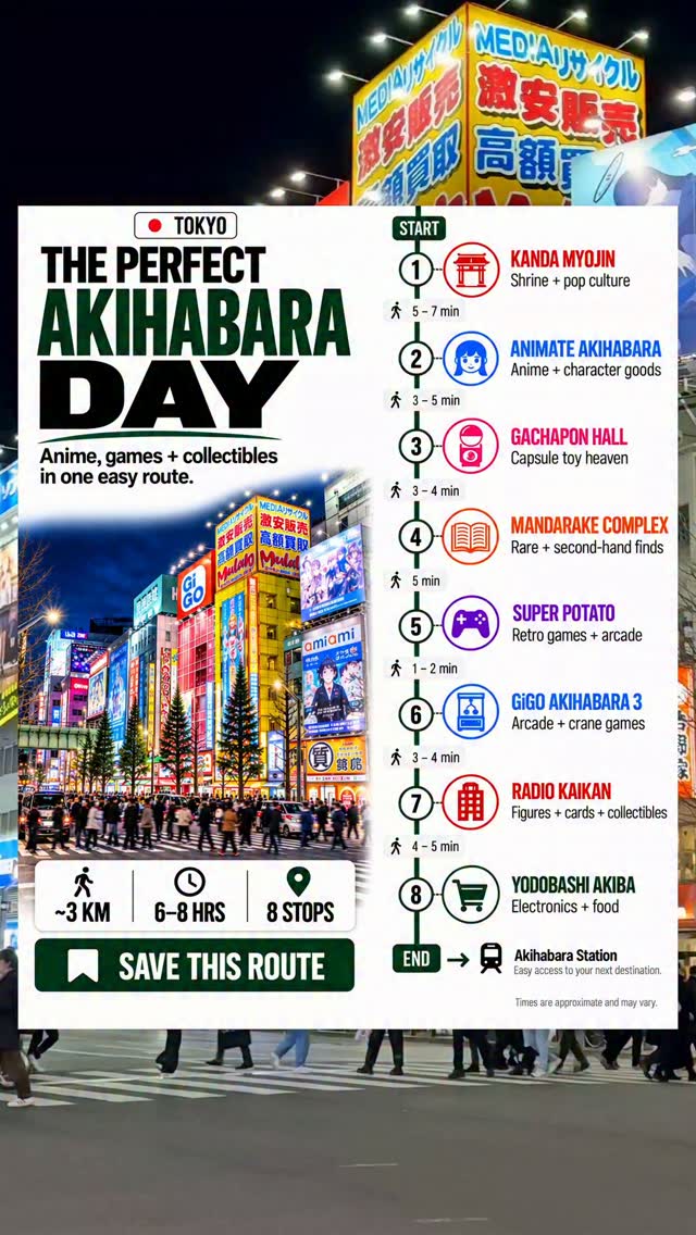 Akihabara Day Trip For Anime, Games, And Collectibles