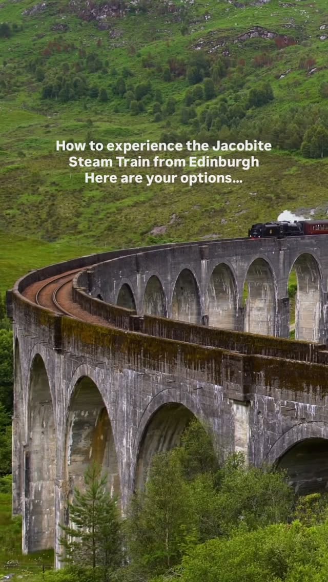 Jacobite Steam Train and Glenfinnan Viaduct Views