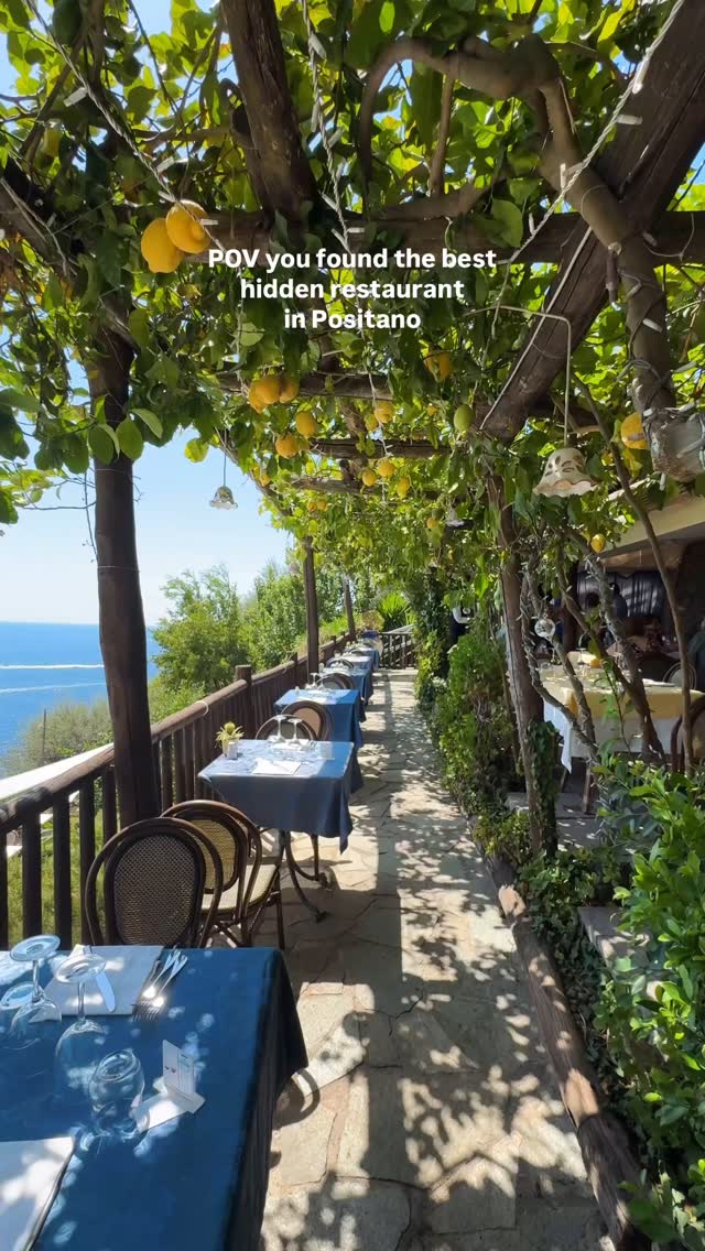 Romantic Seaside Dining In Positano