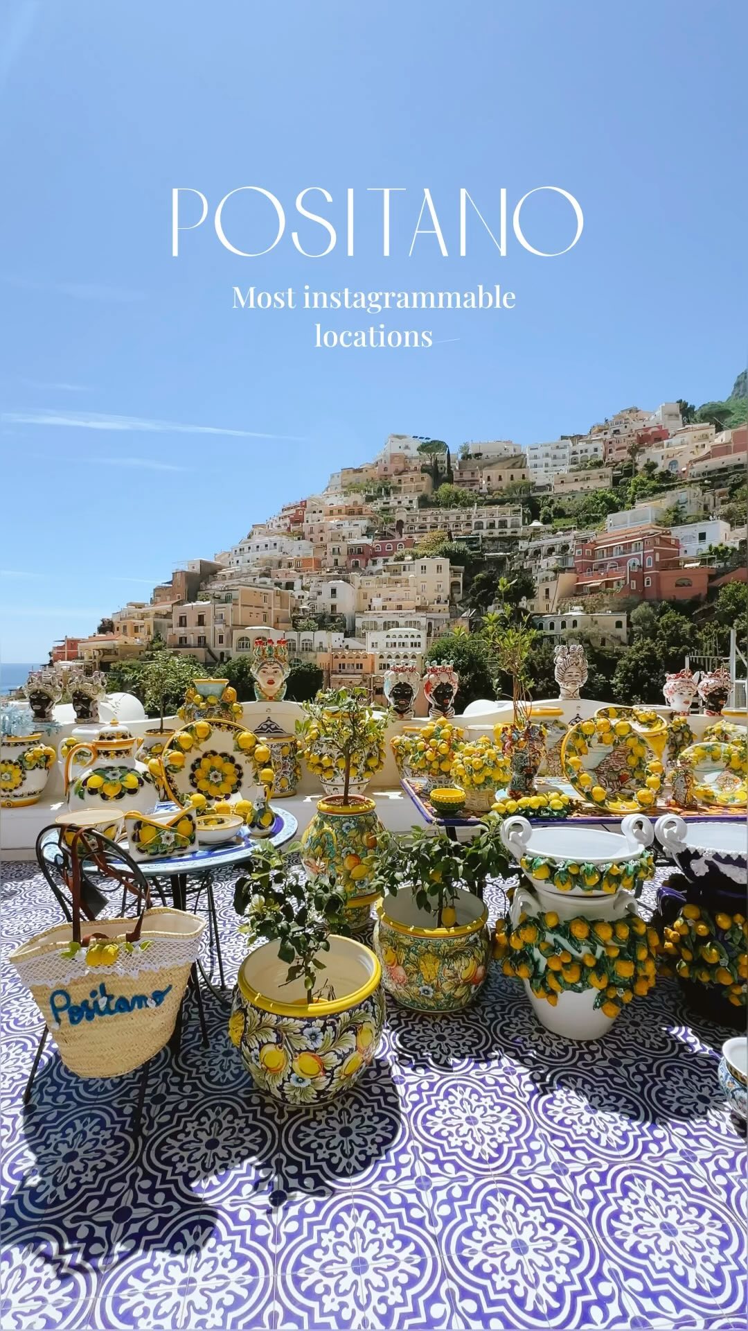 Instagrammable Spots in Positano Italy