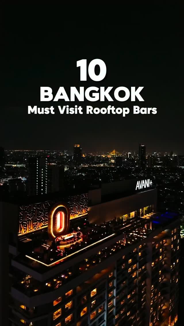 Bangkok's Finest Rooftop Bars With City Views