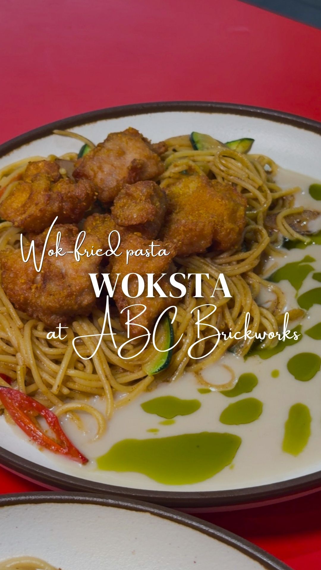 Wok-Fried Pasta Stall in Singapore Market