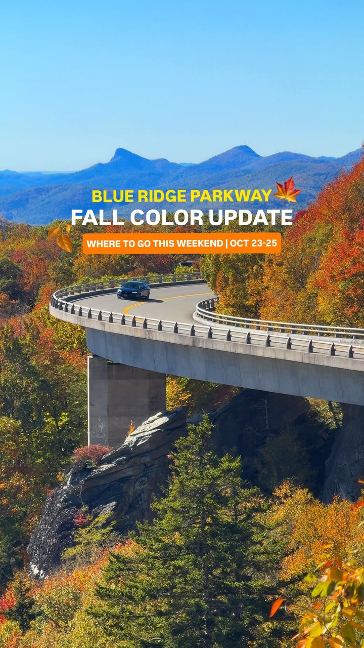 Blue Ridge Parkway Fall Colors Near Grandfather Mountain