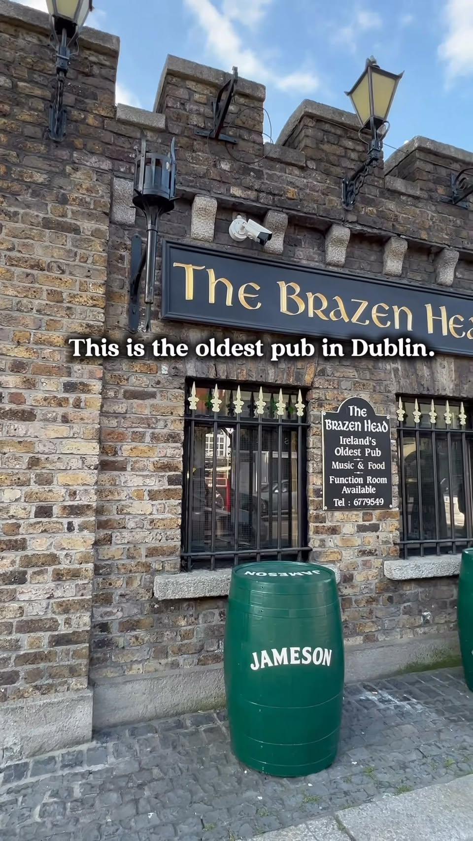 Ireland's Oldest Pub: The Brazen Head