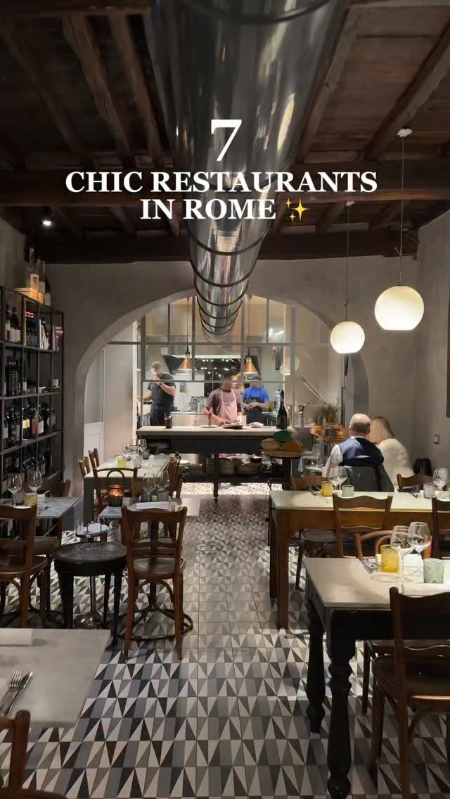 Chic Roman Restaurants Offer Diverse Dining Experiences