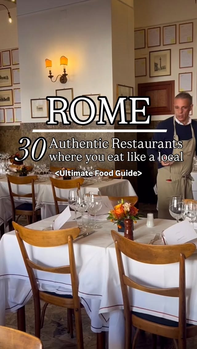 Rome Restaurants: Traditional Roman Cuisine And More