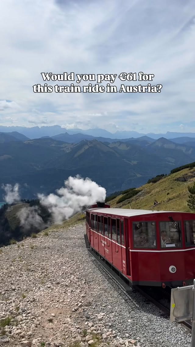 Scenic Austrian Train Ride Up Schafberg Mountain