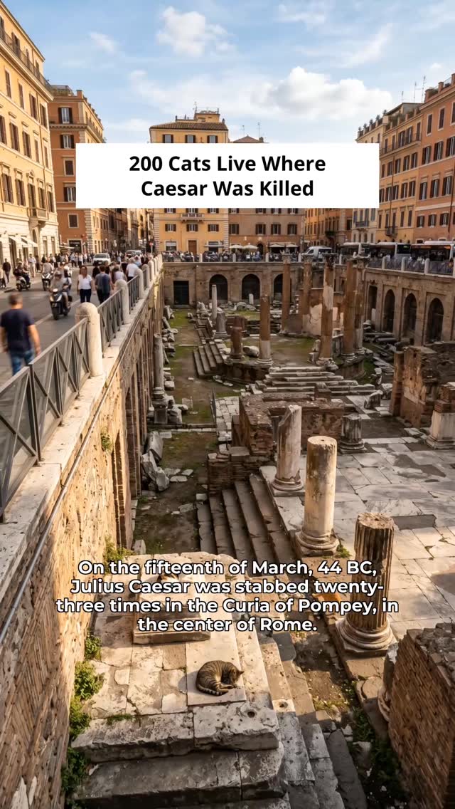 Roman Ruins Home to Feral Cat Sanctuary
