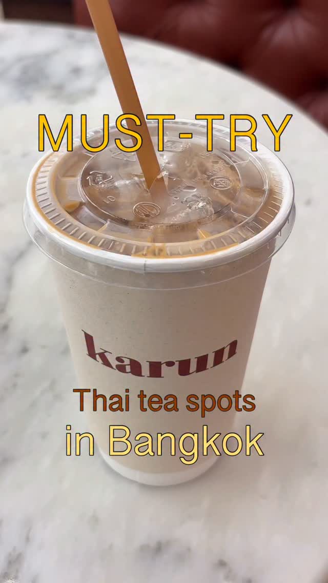 Bangkok Malls Feature Top Thai Tea Destinations