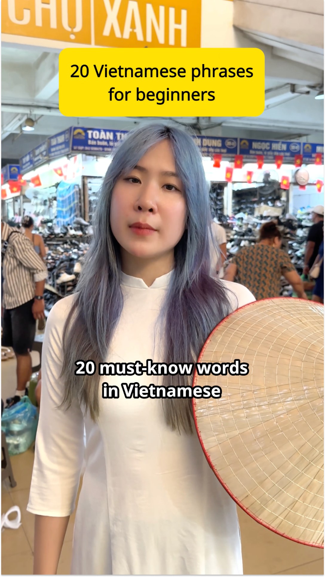 Learn Vietnamese Phrases in Hanoi Markets