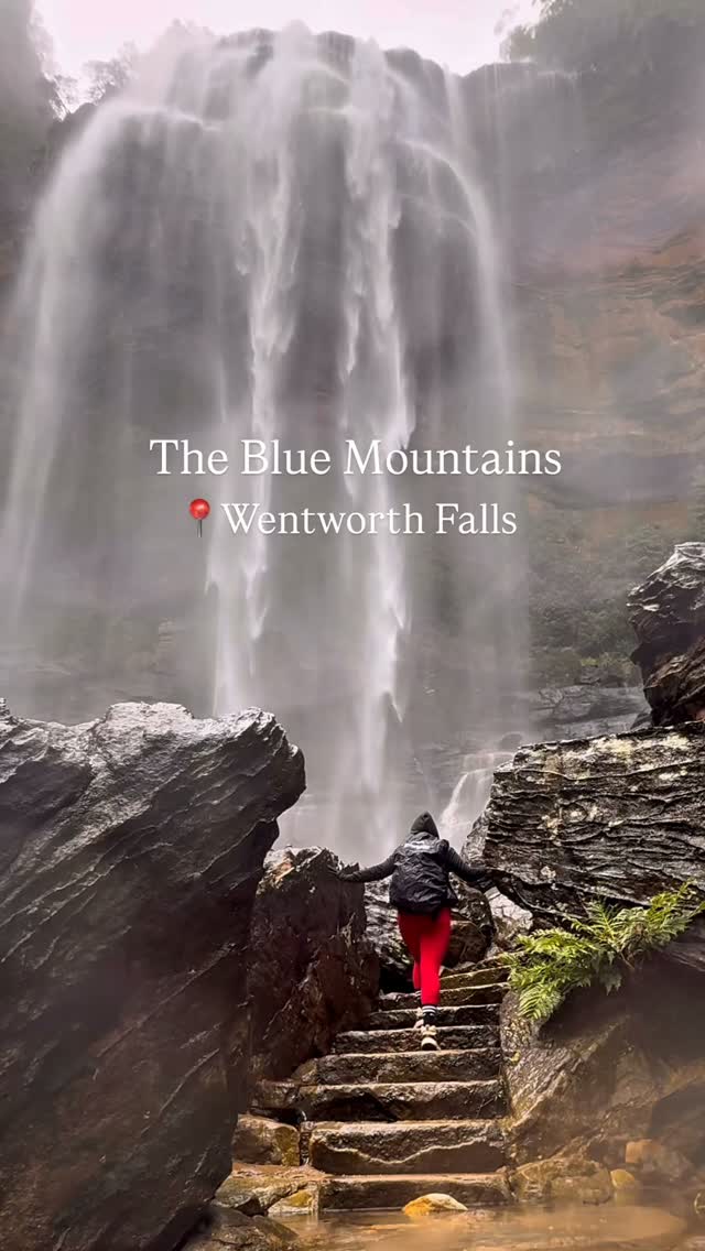 Blue Mountains Waterfalls In Misty Charm