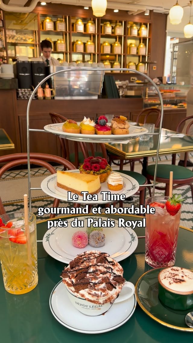 Gourmet Tea Time Near Palais Royal
