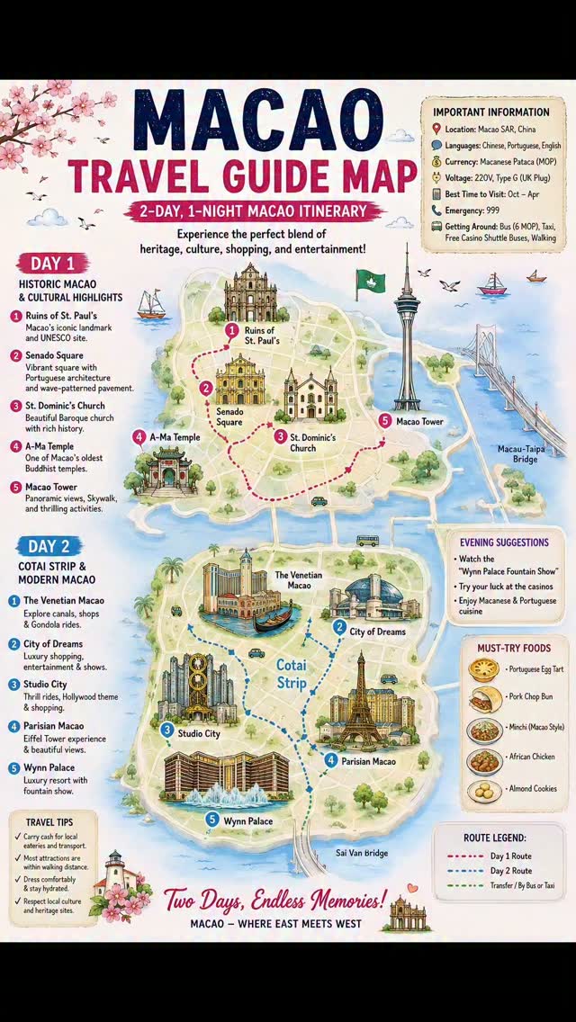 Macau: Historic Sites and Modern Attractions