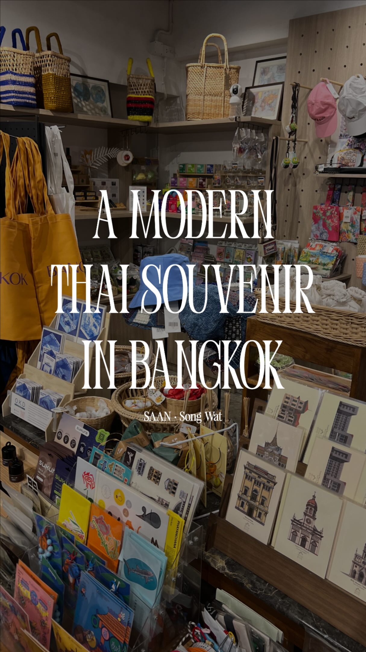 Thai Souvenir Shop Features Local Crafts and Ice Cream