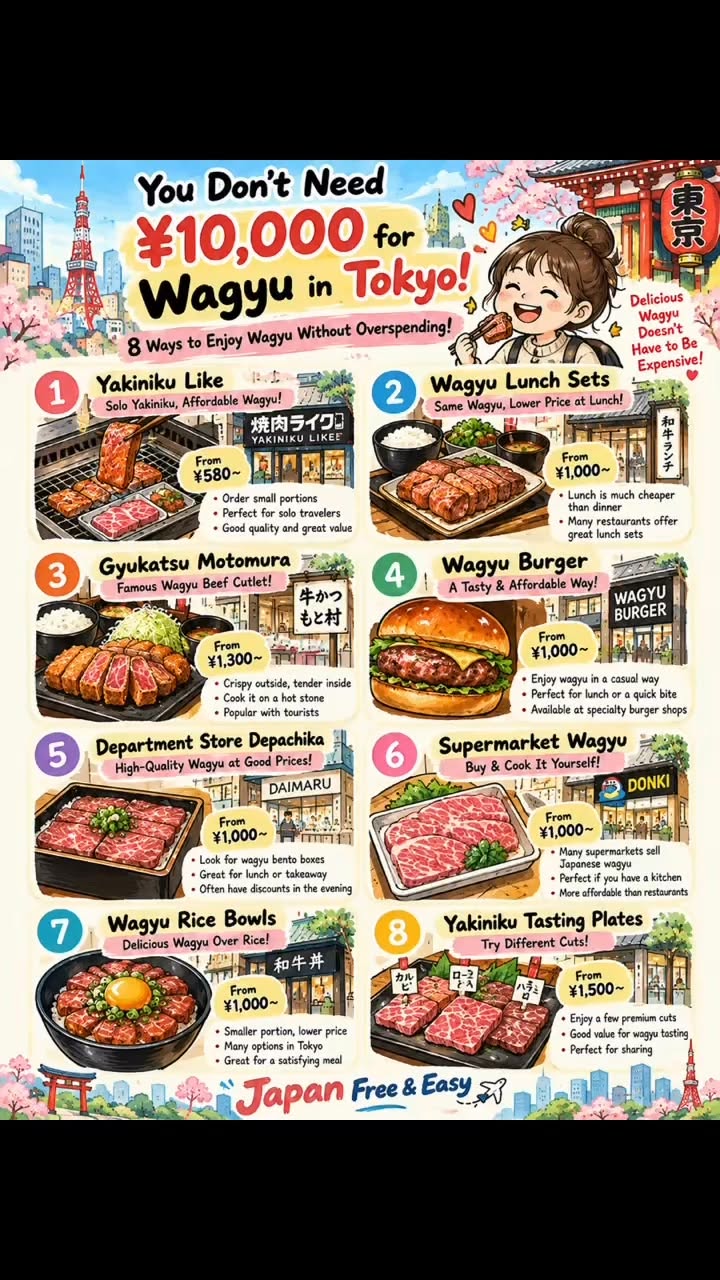Budget Wagyu Dining Options In Tokyo