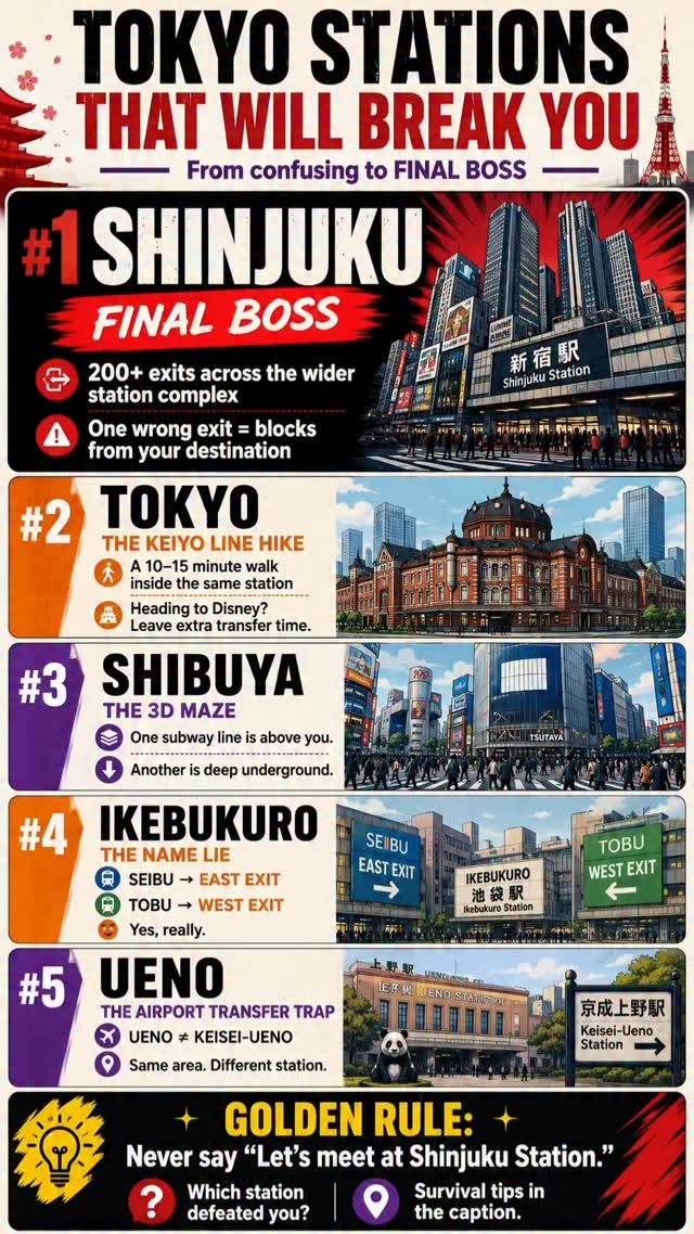 Navigating Tokyo's Most Confusing Train Stations