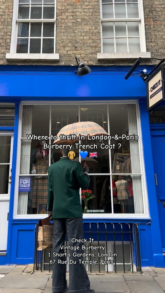 Vintage Burberry Trench Coats In London And Paris