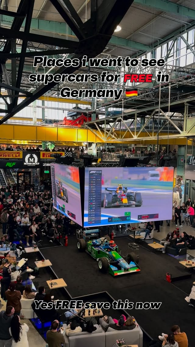 German Cities Offer Free Supercar Showcases
