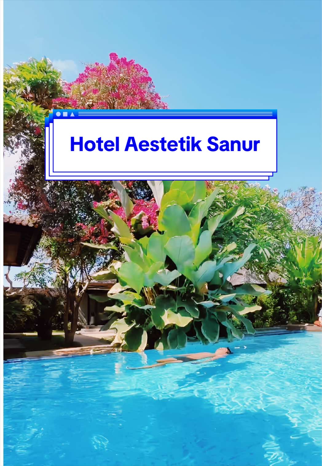 Sanur Beach Staycation With Beachfront Cafe