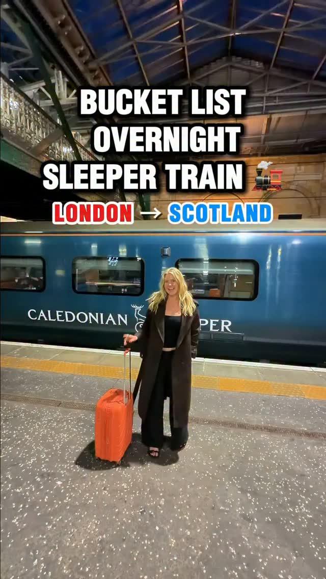 Overnight Sleeper Train to the Scottish Highlands