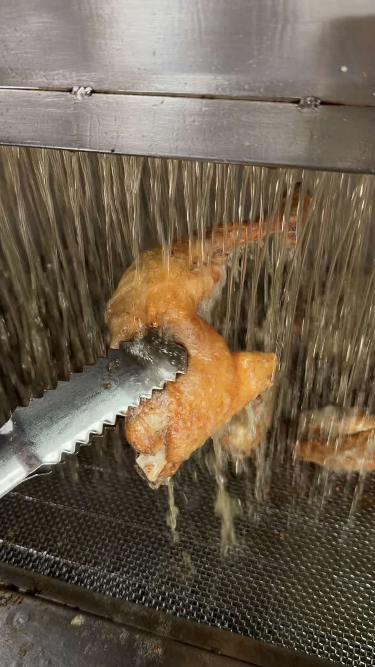 Viral Waterfall Fried Chicken in Ho Chi Minh City