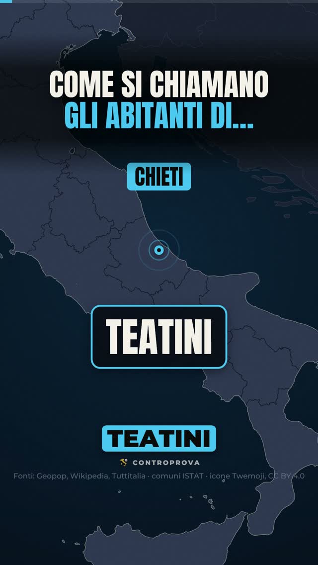 Italian City Inhabitants' Names And Their Origins