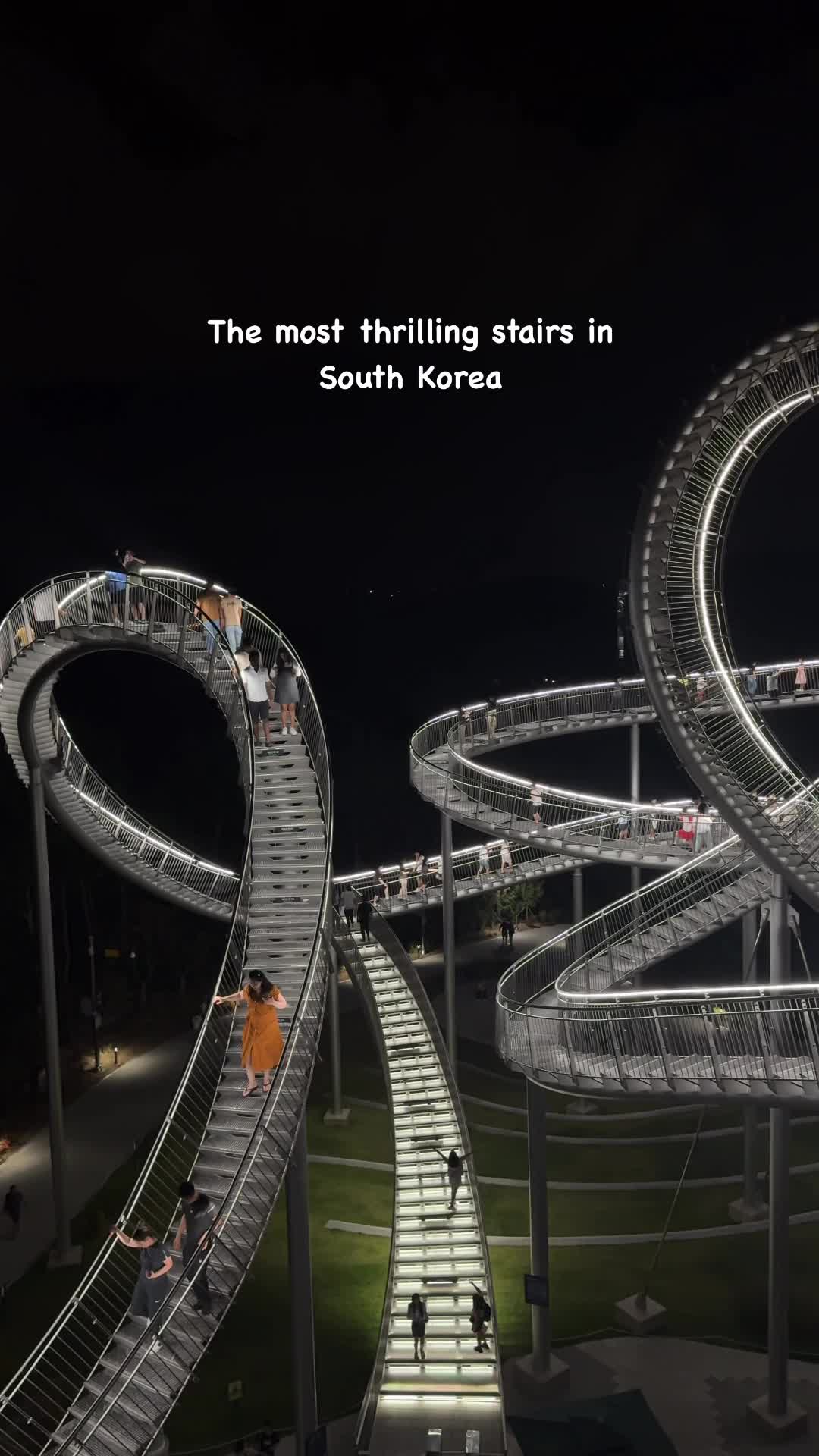 Illuminated Space Walk Offers Stunning Night Views