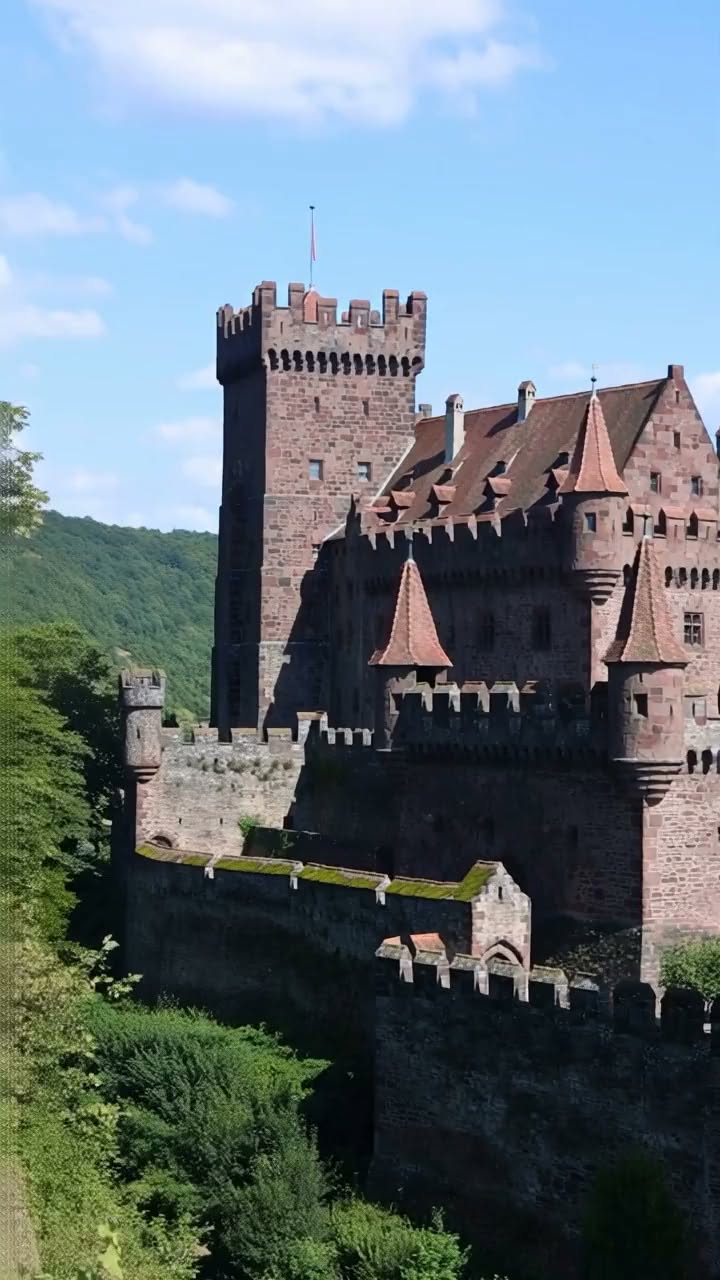 Marksburg Castle and Rhine Valley Scenic Views