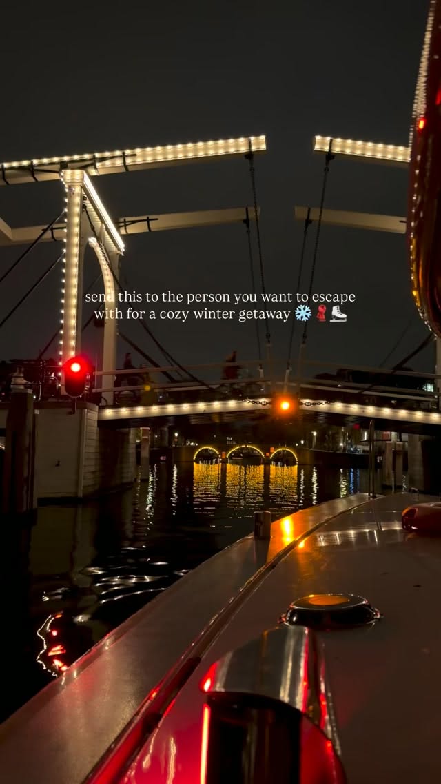 Winter Amsterdam Getaway Featuring Lights and Landmarks