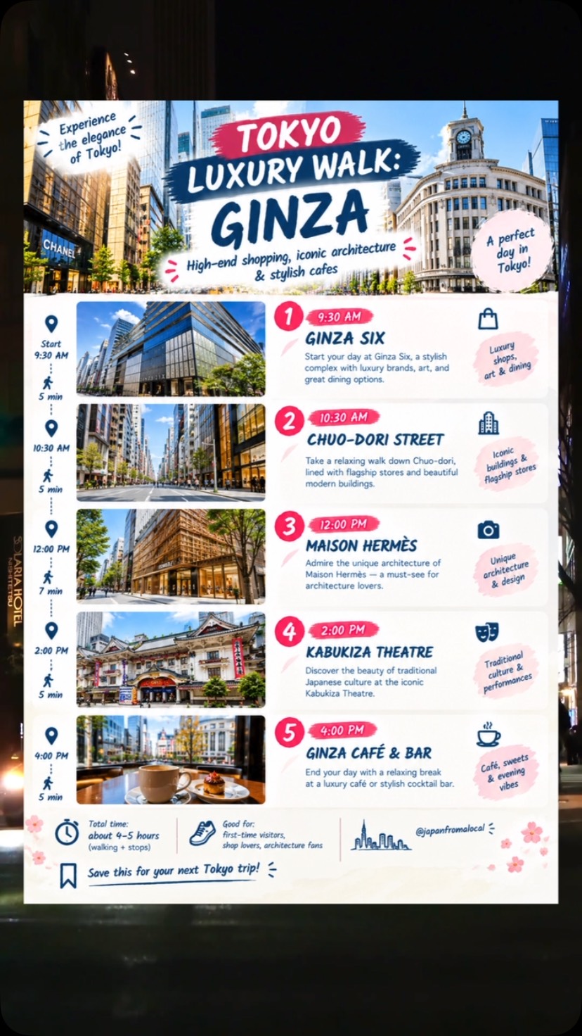 Luxury Shopping and Culture in Tokyo's Ginza District