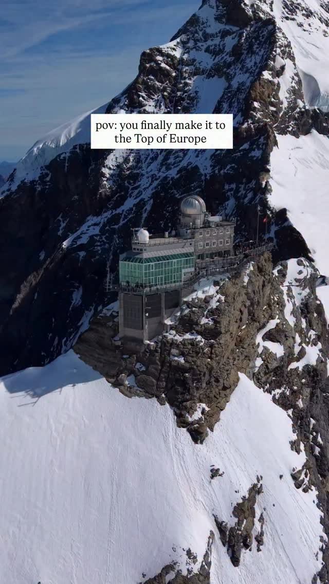 Swiss Alps Journey to Jungfraujoch's Top of Europe