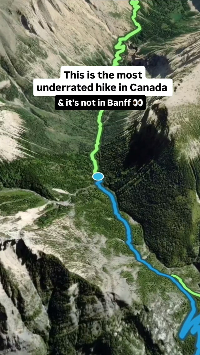 Waterton Lakes National Park Crypt Lake Hike