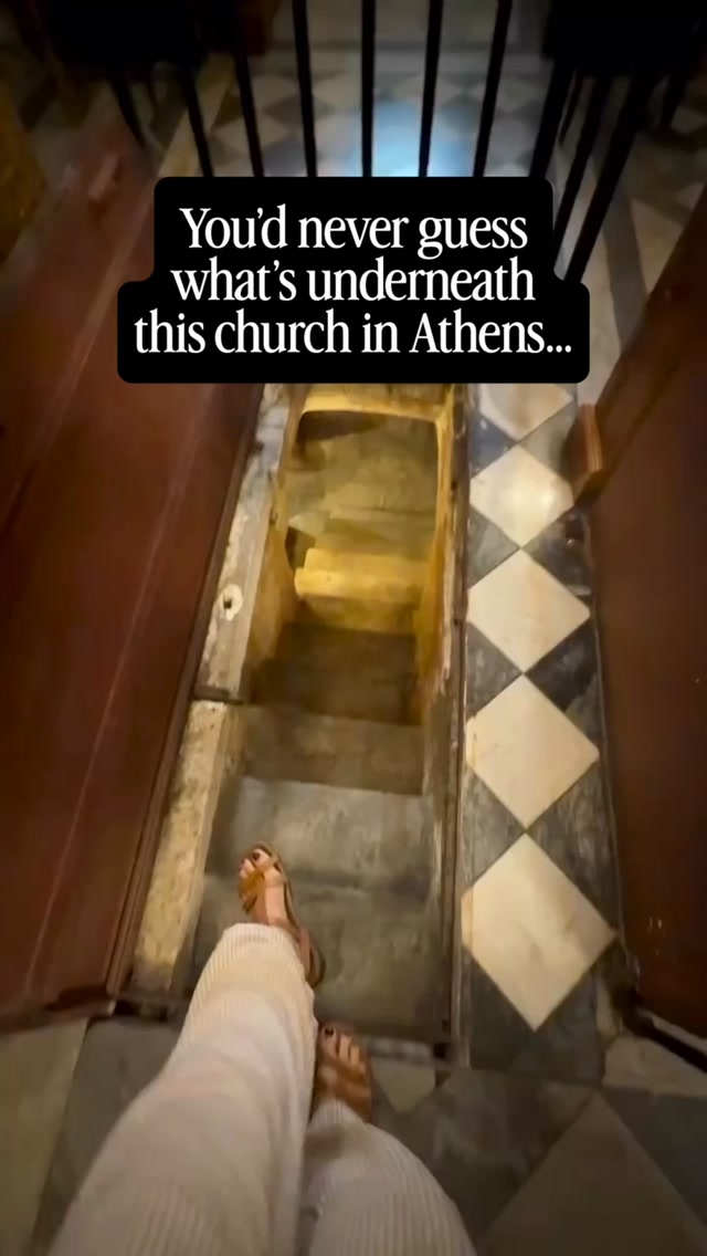 Ancient Church and Catacombs Near Syntagma Square