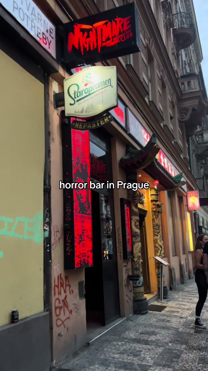 Prague's Nightmare Horror Bar Experience