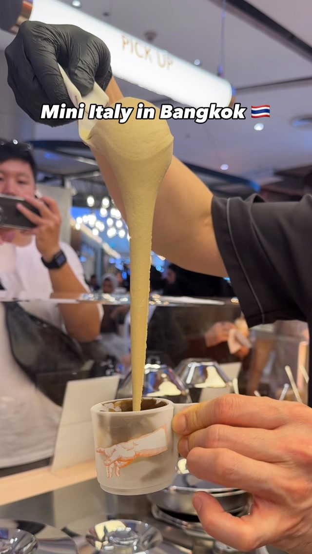 Authentic Italian Gelato Shop in Bangkok