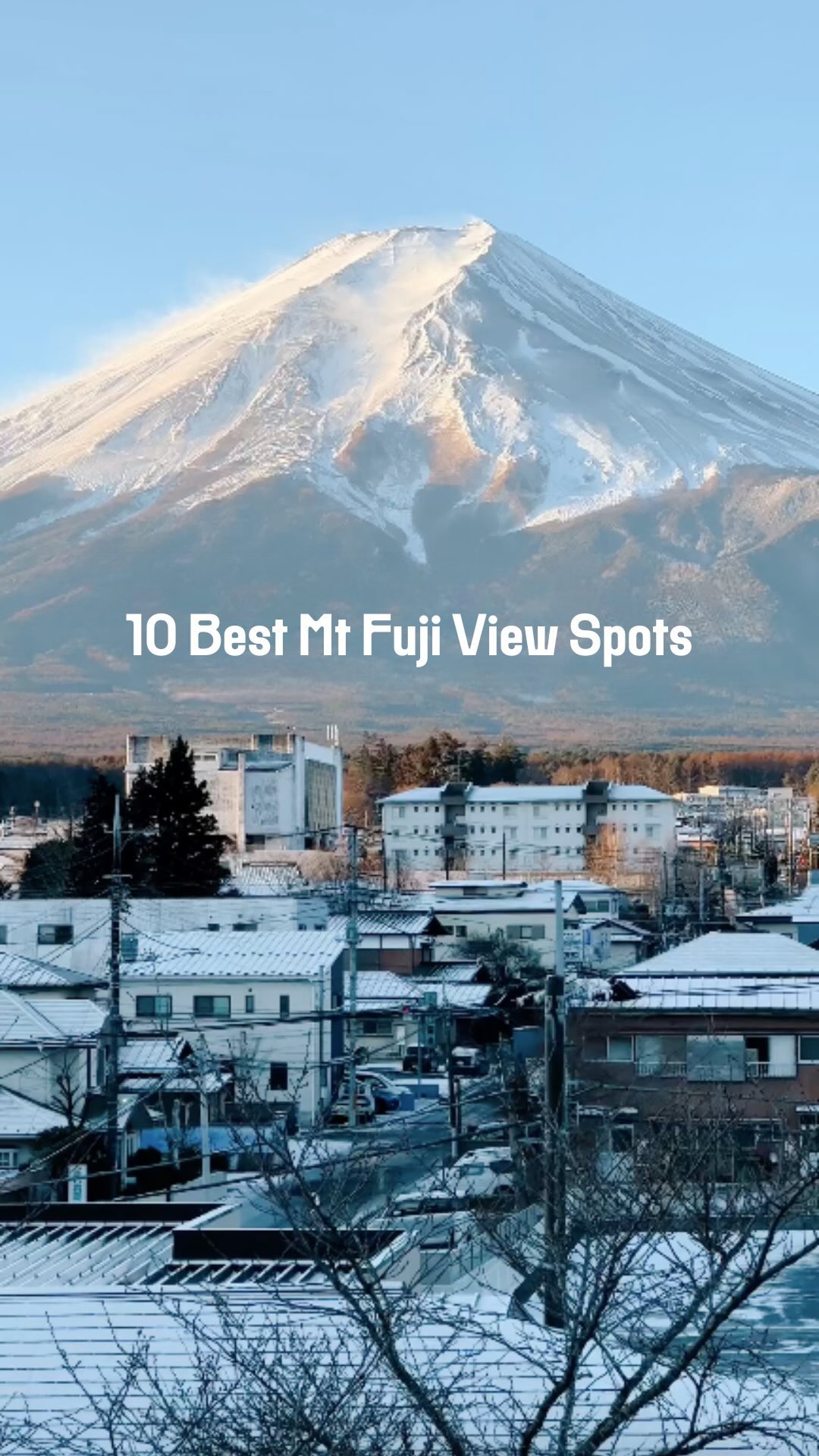 Kawaguchiko's Top Ten Mt. Fuji Viewing Spots