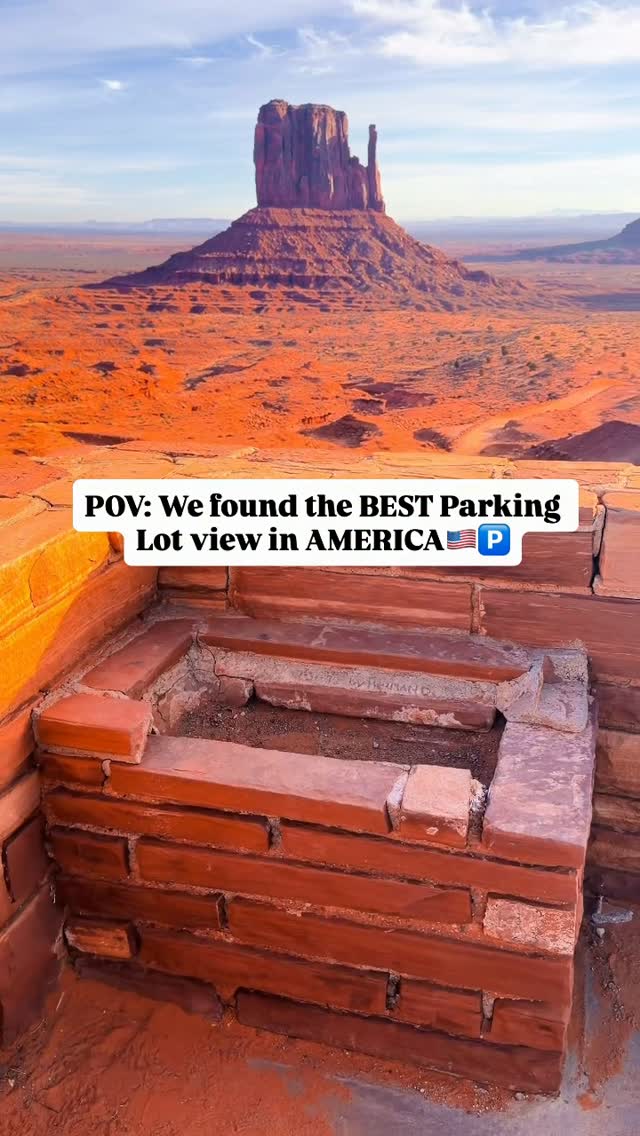Monument Valley's Breathtaking Parking Lot View