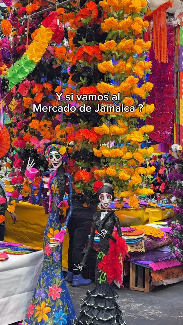 Mexico City's Jamaica Market During Day of the Dead