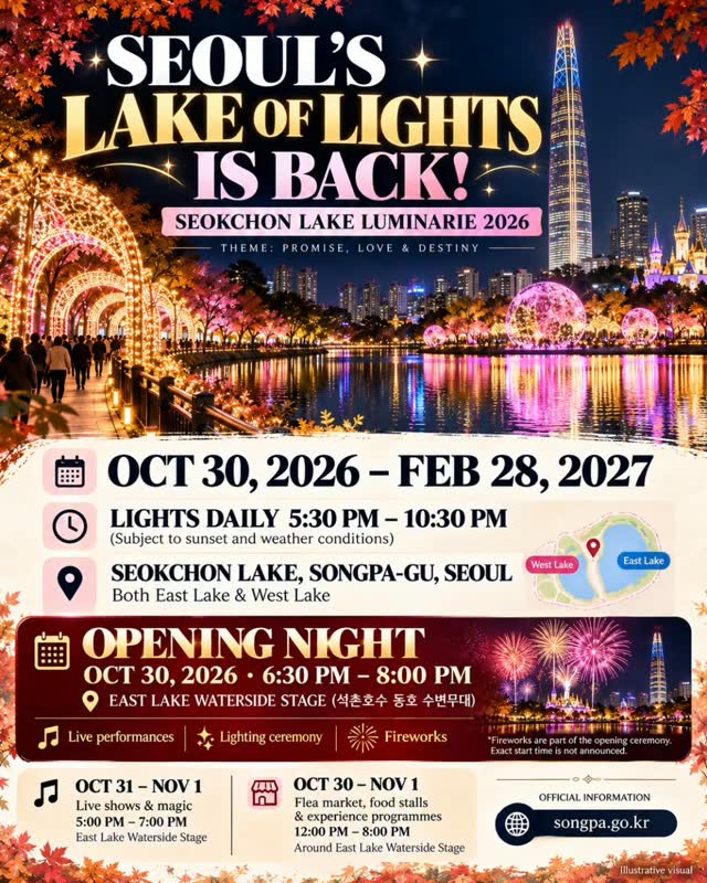 Seoul's Lake of Lights Festival