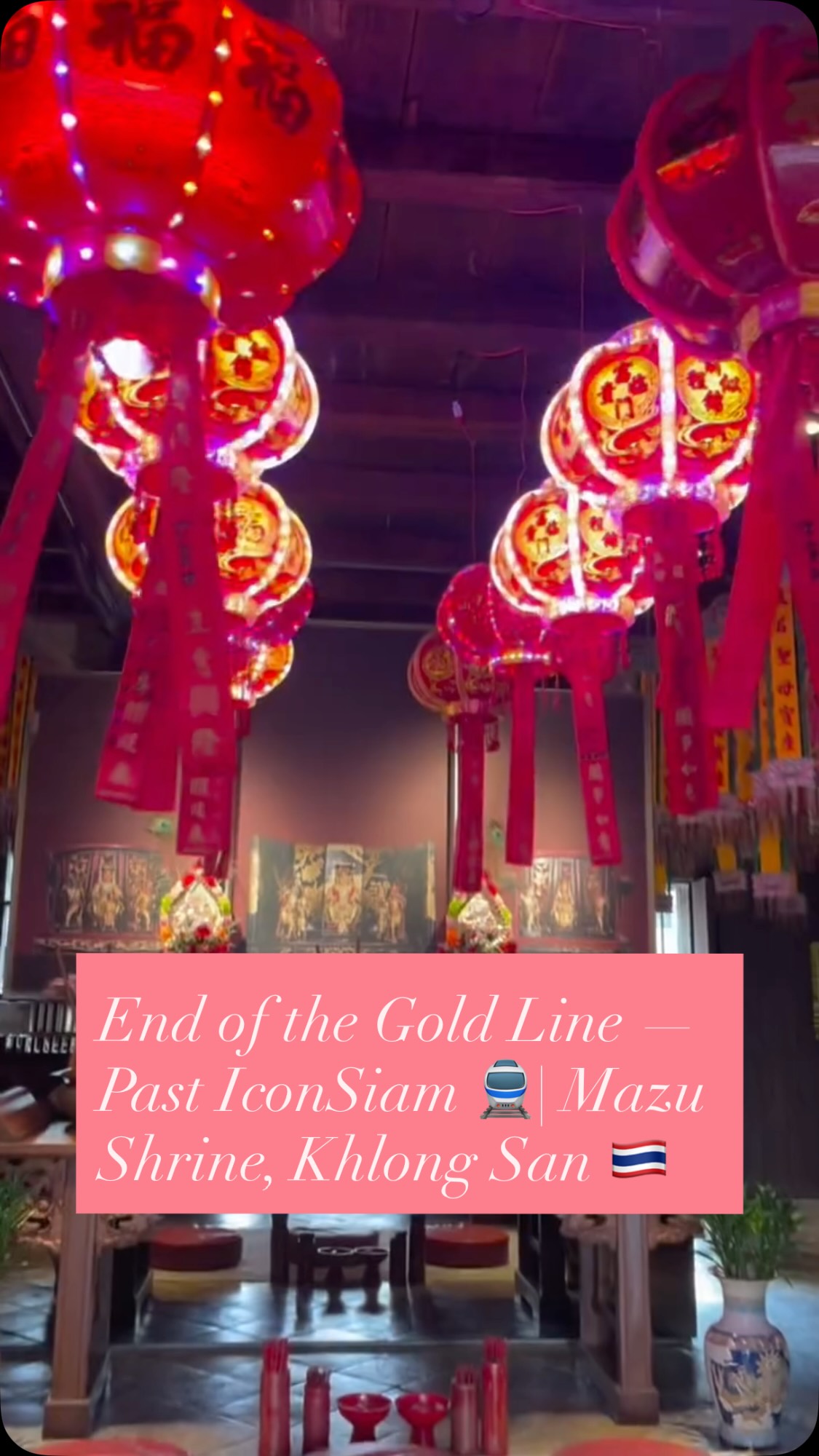 Bangkok's Mazu Shrine and ICONSIAM