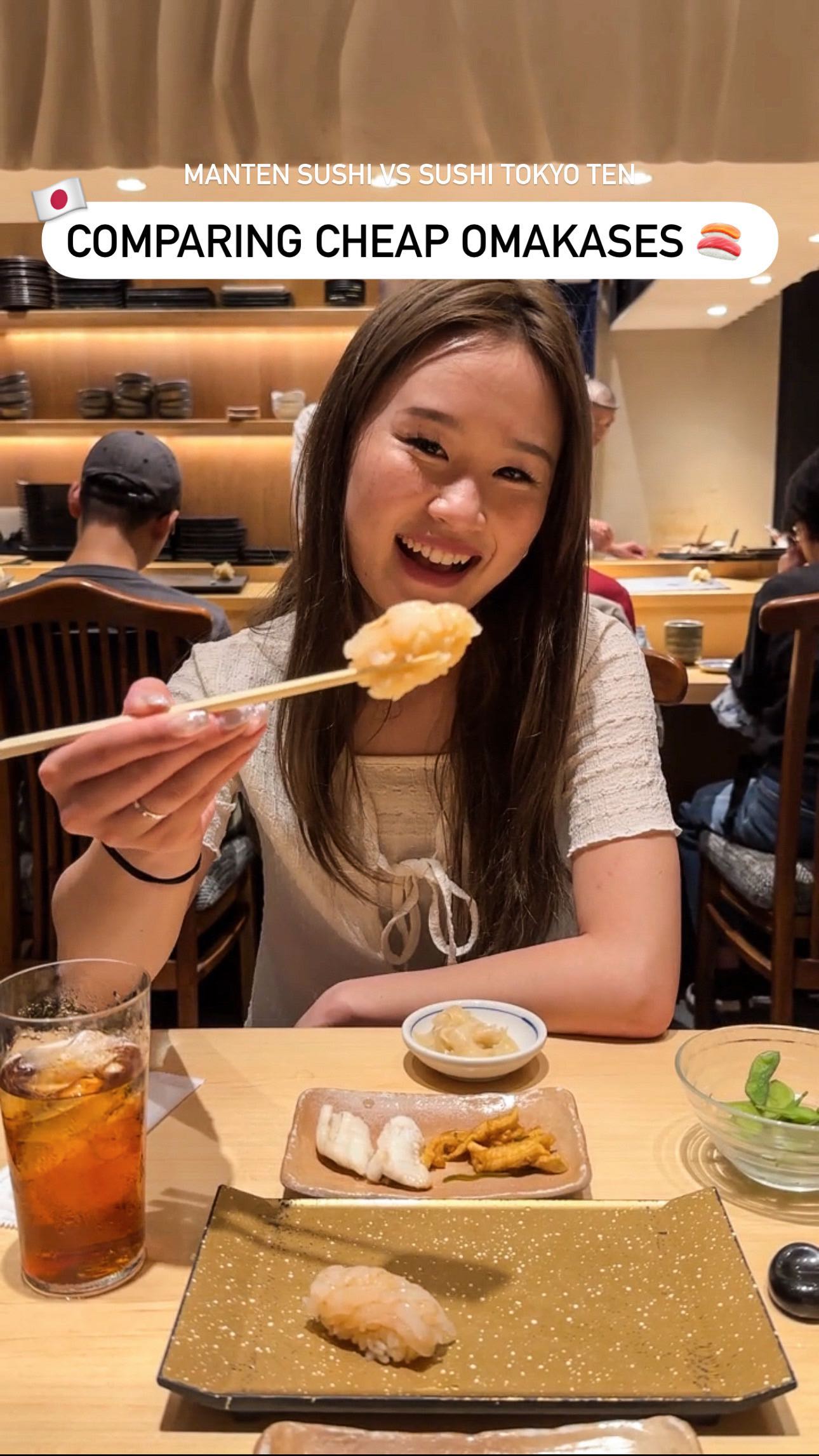 Tokyo's Top Two Affordable Omakase Sushi Restaurants