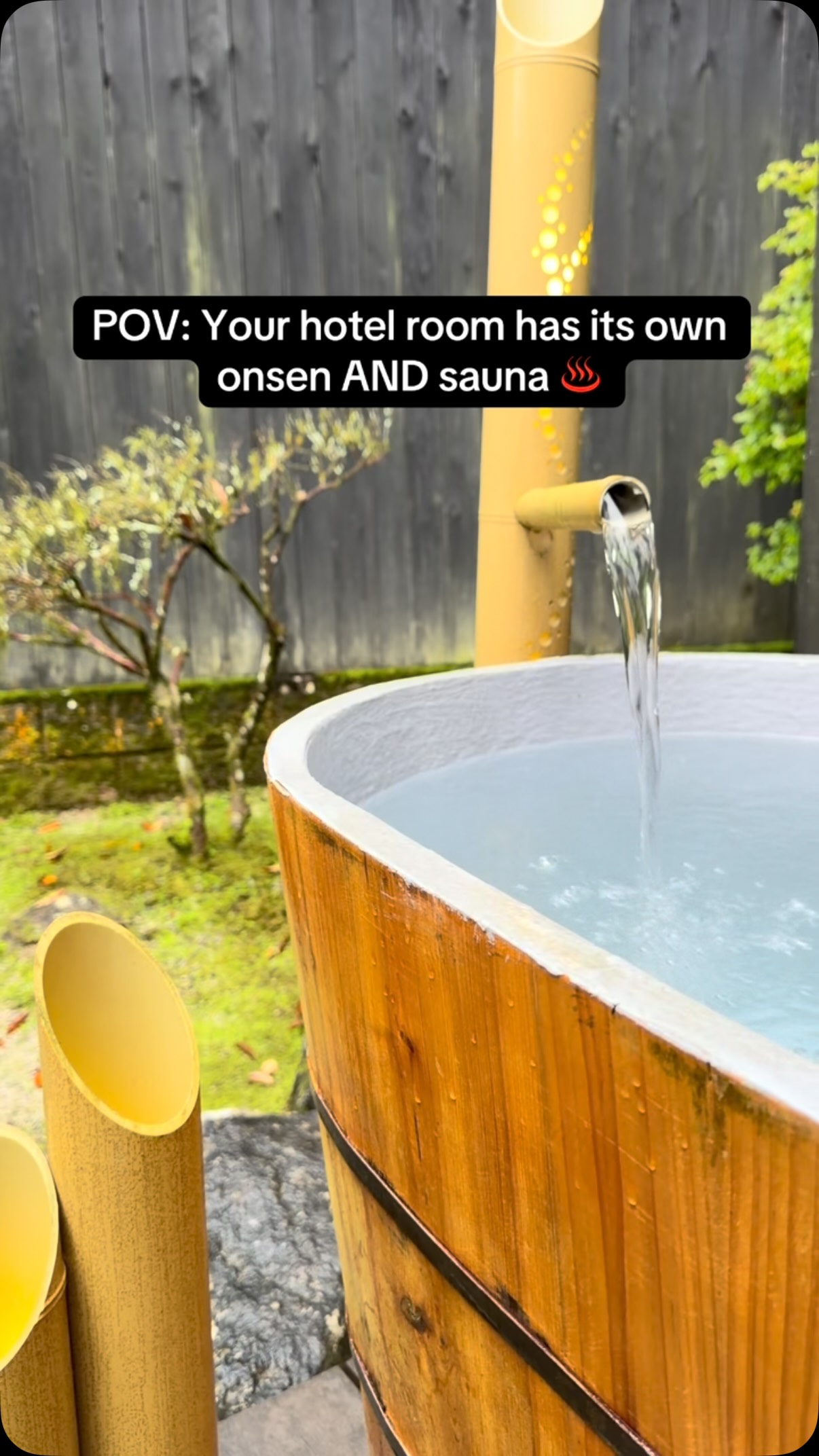 Luxury Hotel Room With Private Onsen And Sauna