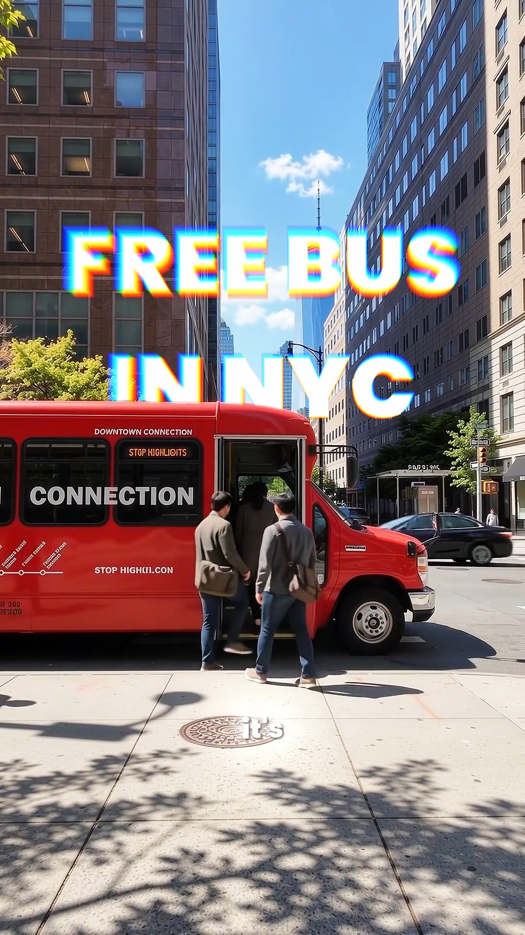 Downtown Connection Bus Route Through Lower Manhattan