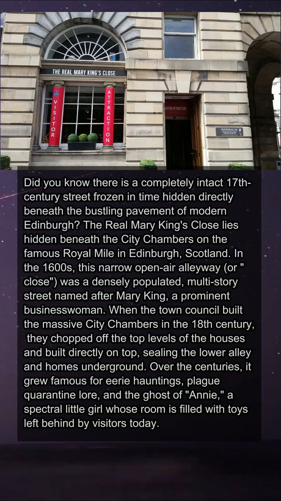 The Real Mary King's Close Undiscovered History