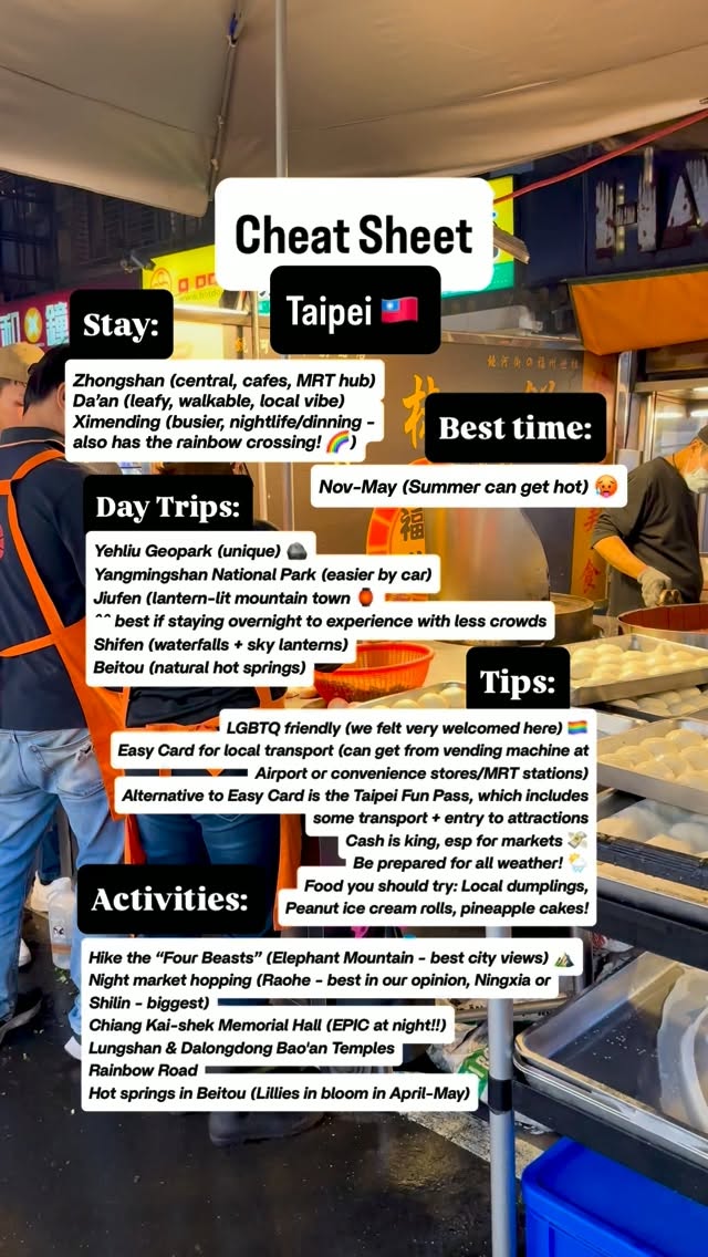 Taipei's Must-See Attractions And Day Trip Destinations