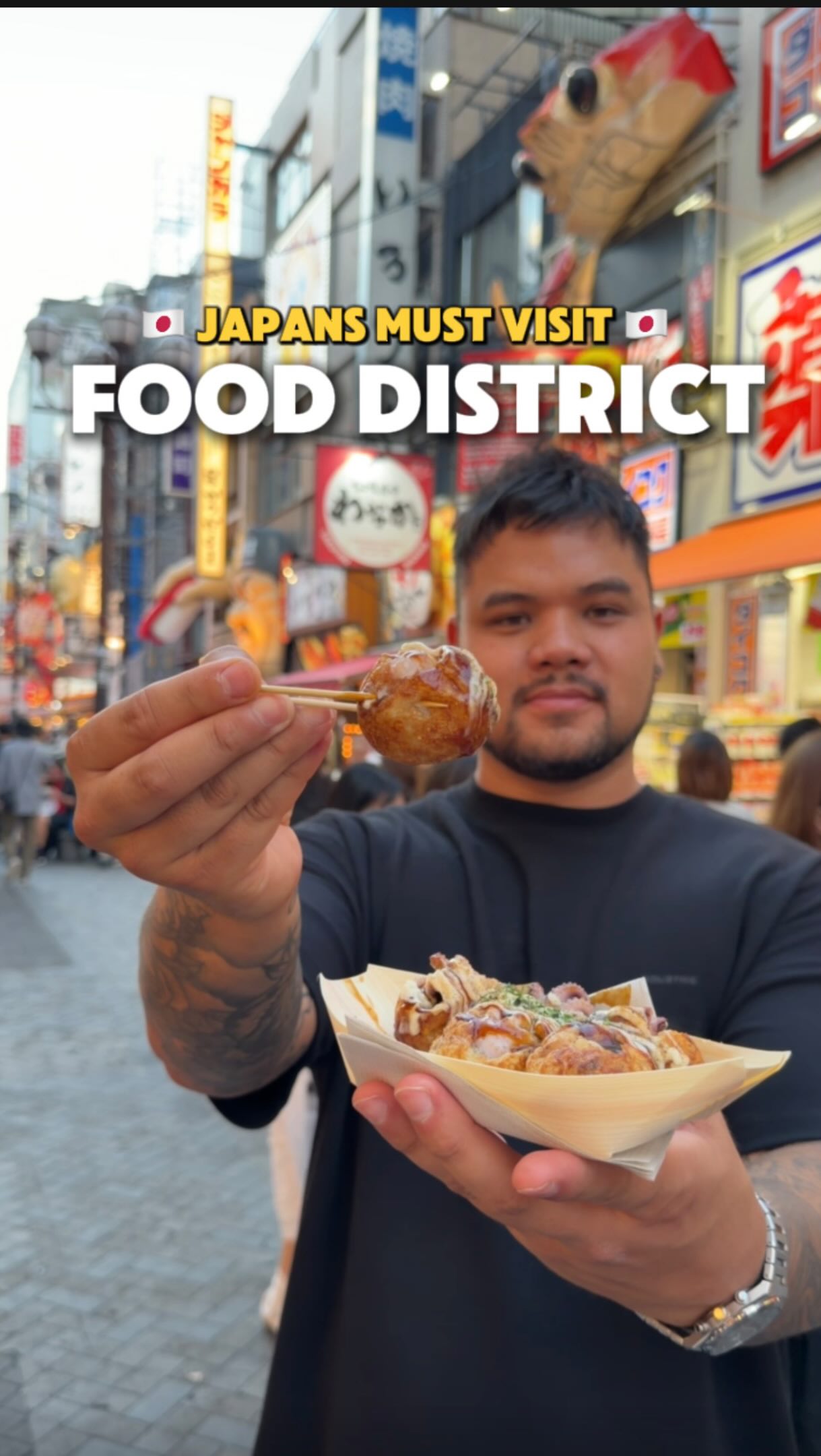 Osaka's Dotonbori Food District Delights