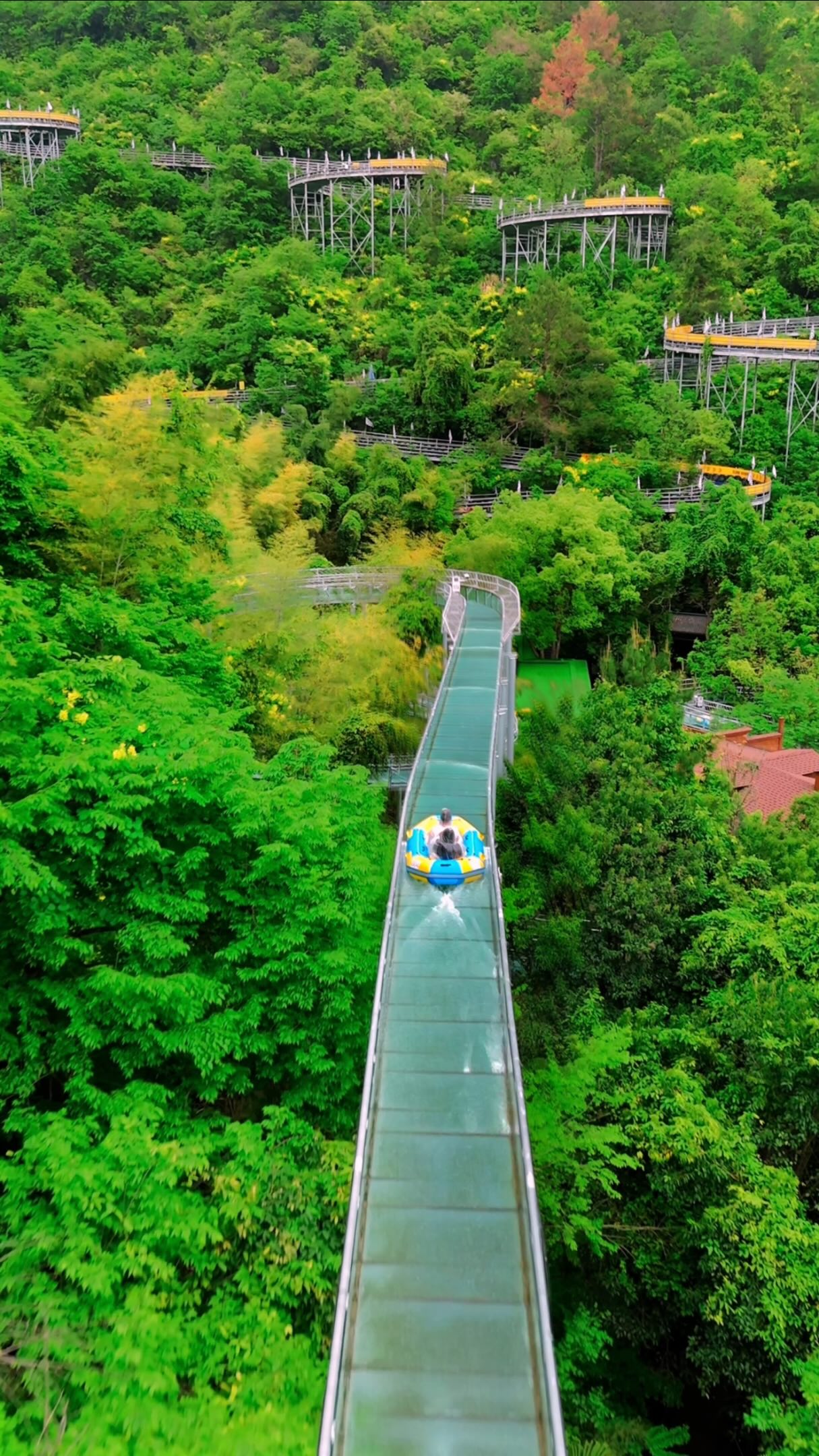 Hangzhou Glass Water Slide Adventure